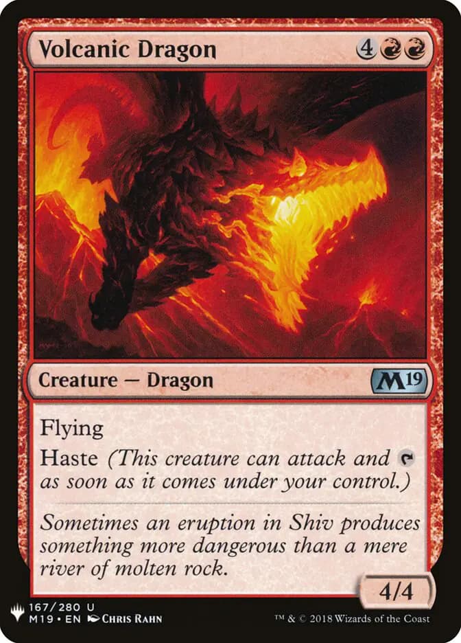 Card image of Volcanic Dragon