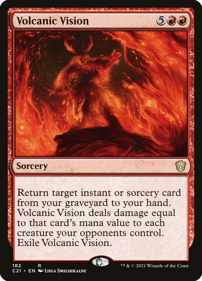 Card image of Volcanic Vision