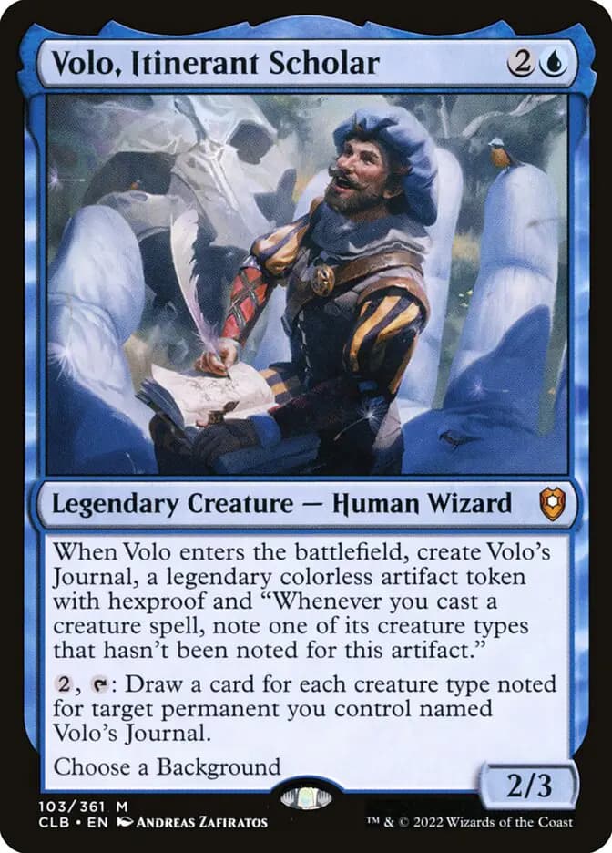 Card image of Volo, Itinerant Scholar