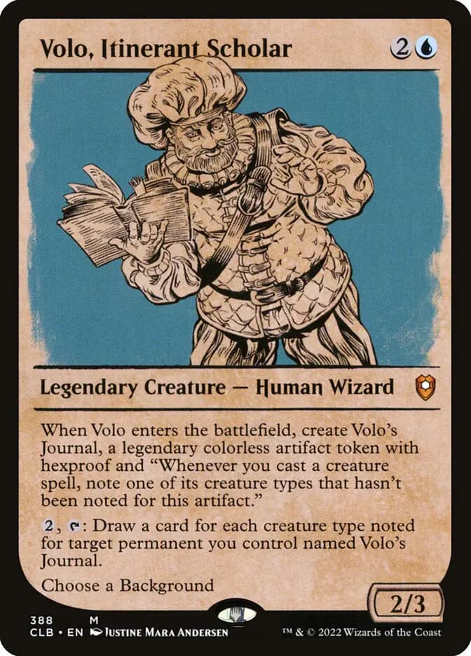 Card image of Volo, Itinerant Scholar
