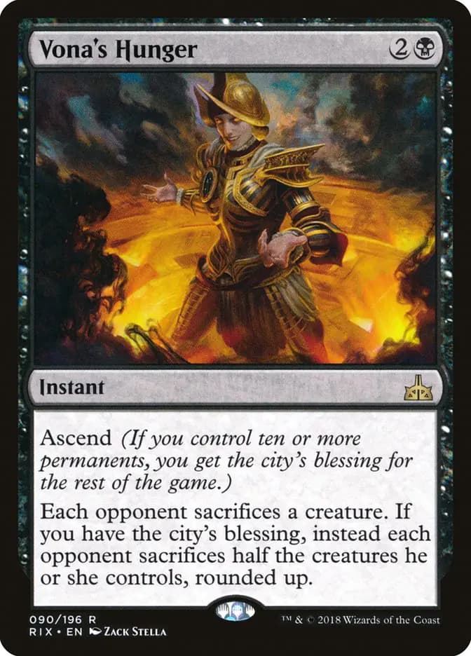 Card image of Vona's Hunger