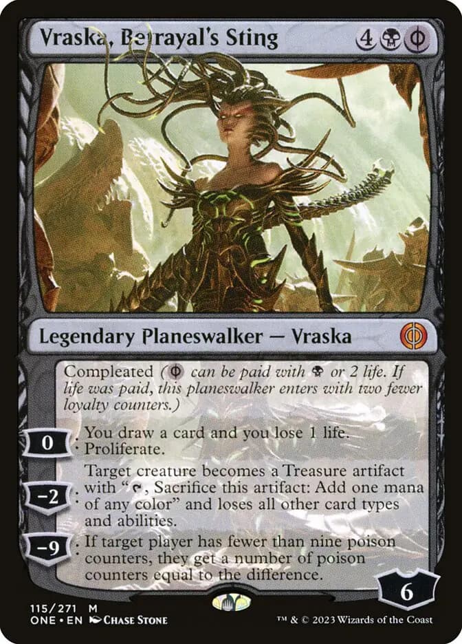 Card image of Vraska, Betrayal's Sting