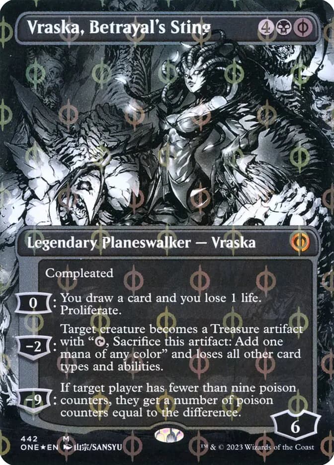 Card image of Vraska, Betrayal's Sting