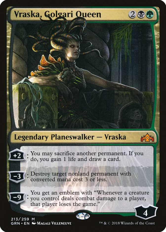 Card image of Vraska, Golgari Queen