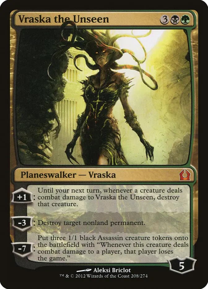 Card image of Vraska the Unseen