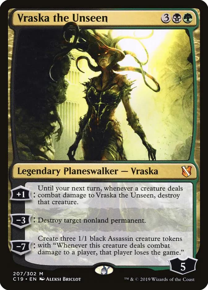 Card image of Vraska the Unseen