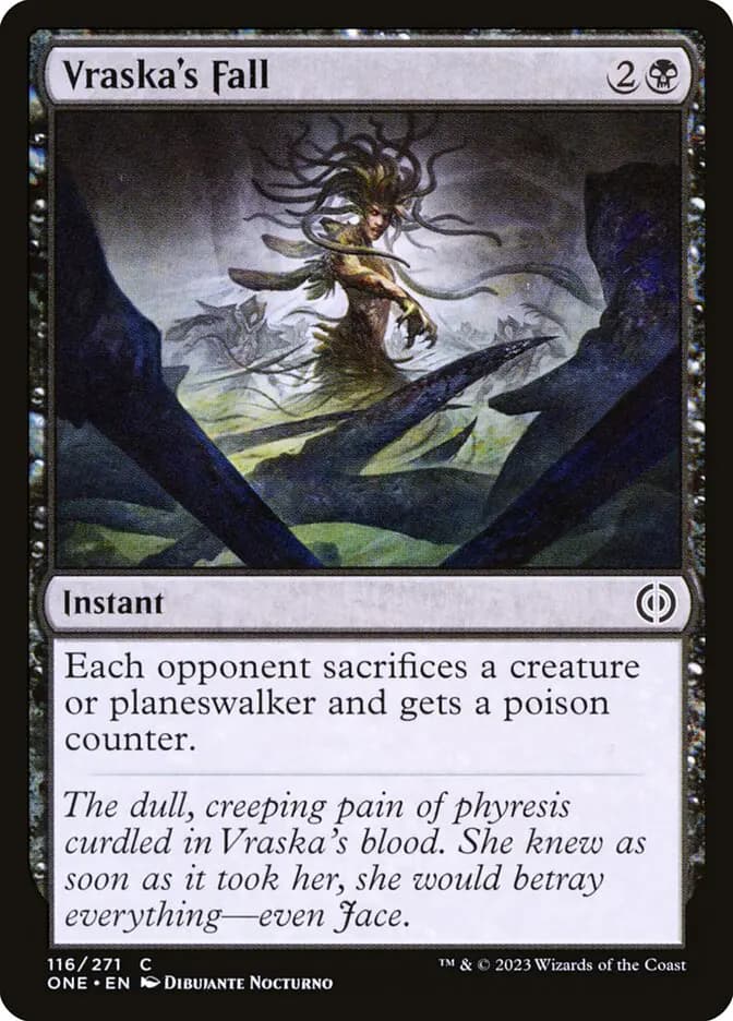 Card image of Vraska's Fall