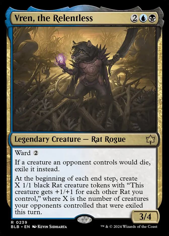 Card image of Vren, the Relentless