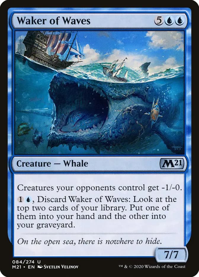 Card image of Waker of Waves