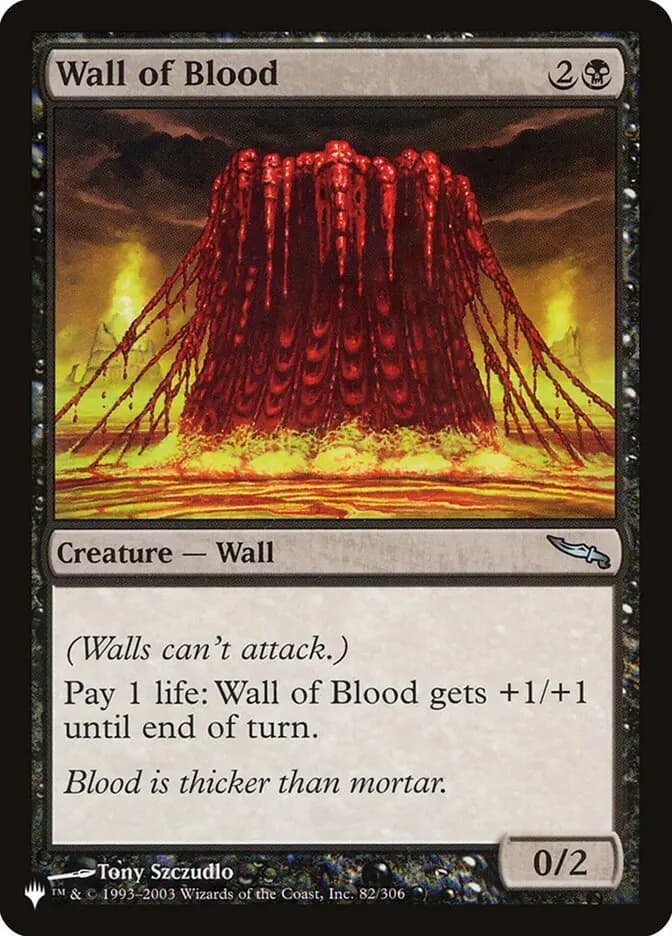 Card image of Wall of Blood