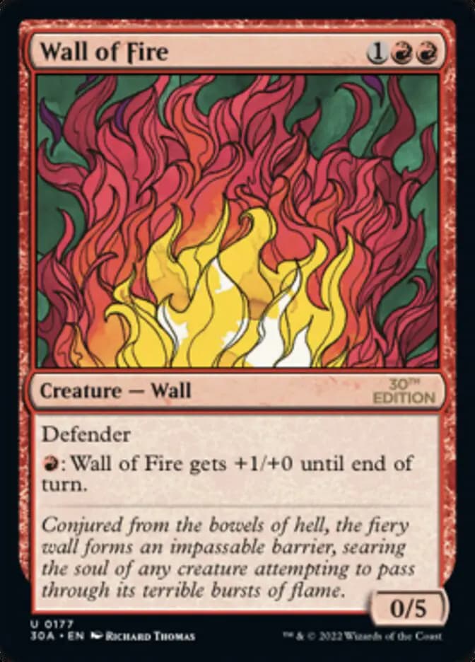Card image of Wall of Fire