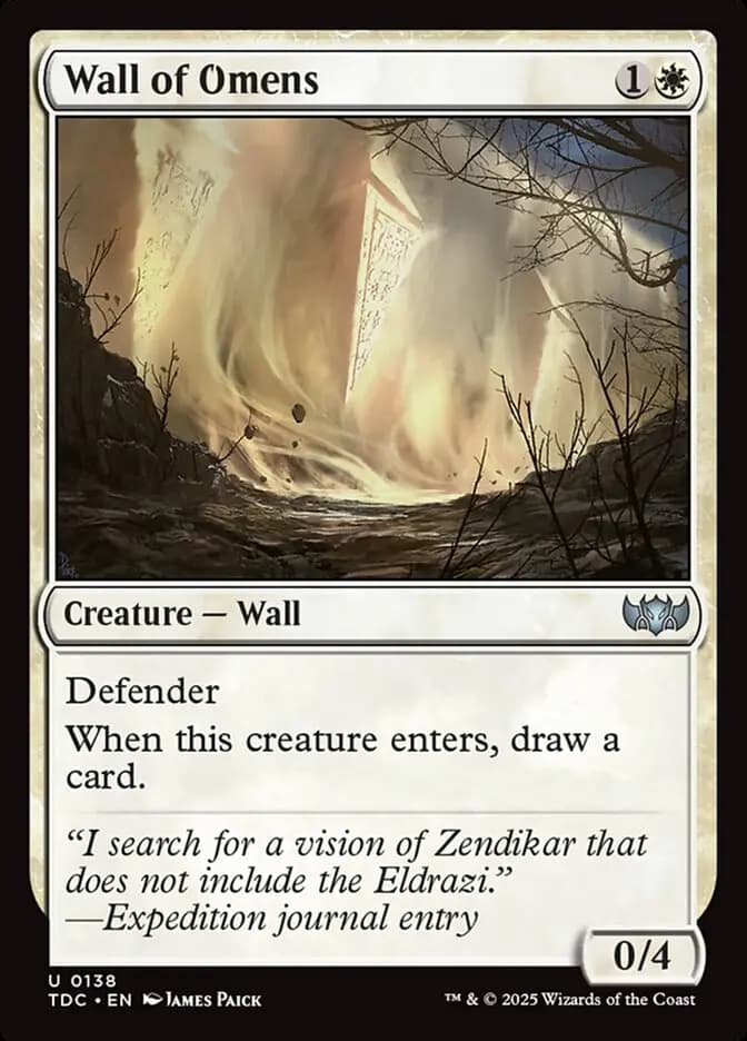Card image of Wall of Omens