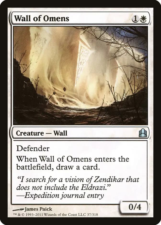 Card image of Wall of Omens