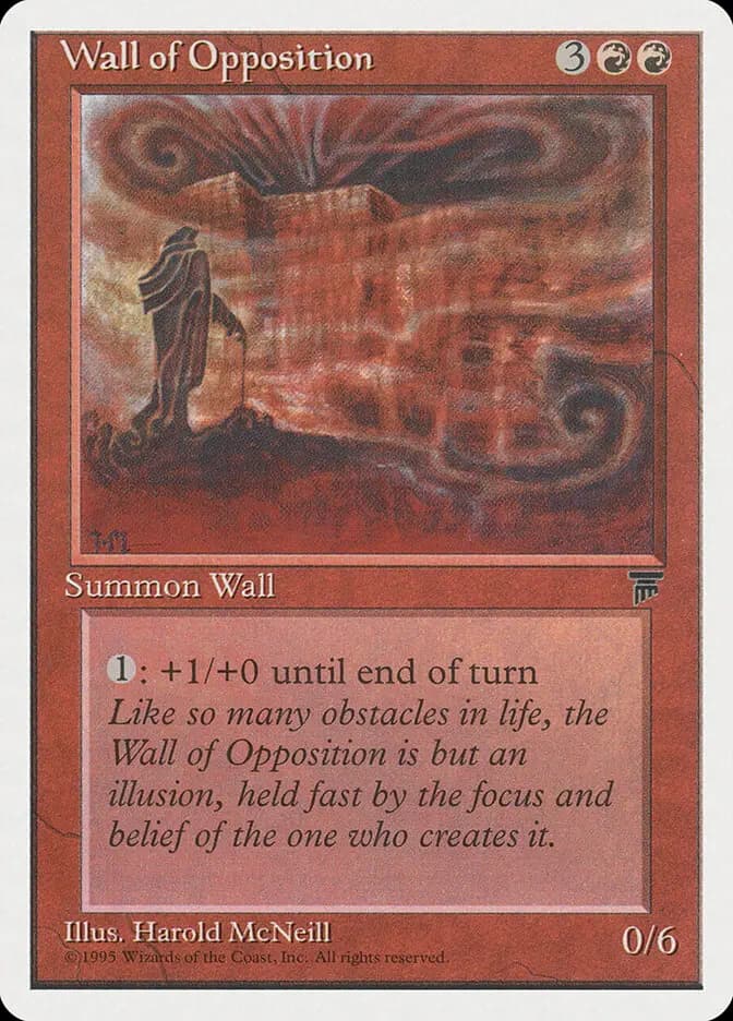Card image of Wall of Opposition