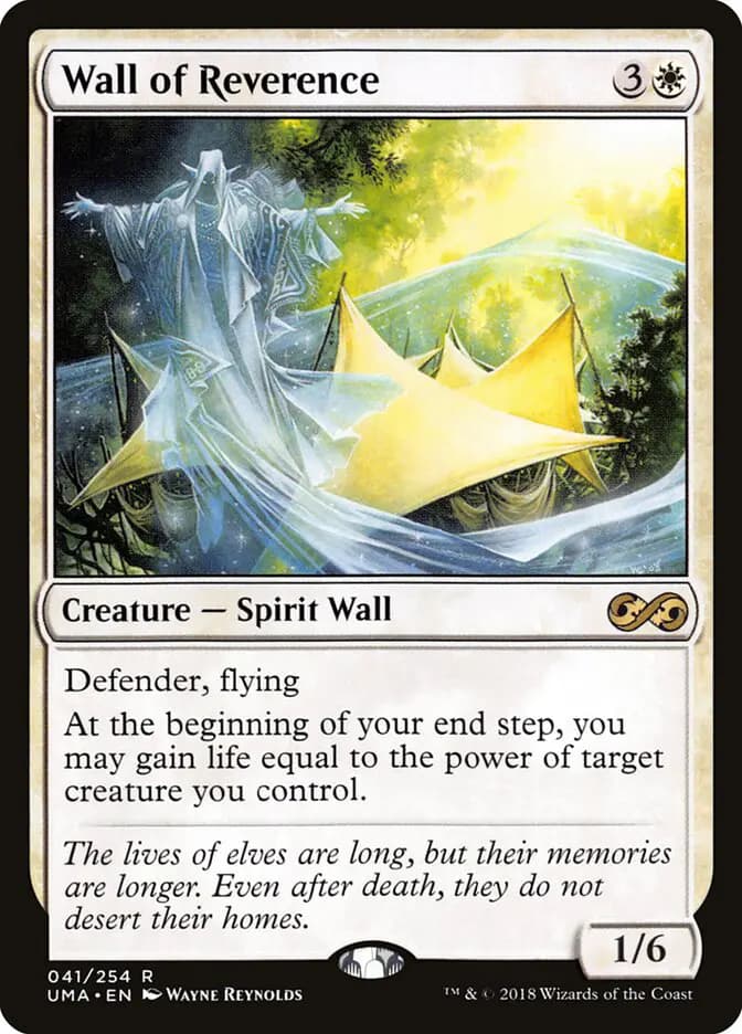 Card image of Wall of Reverence