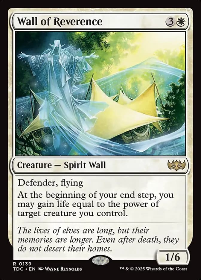 Card image of Wall of Reverence