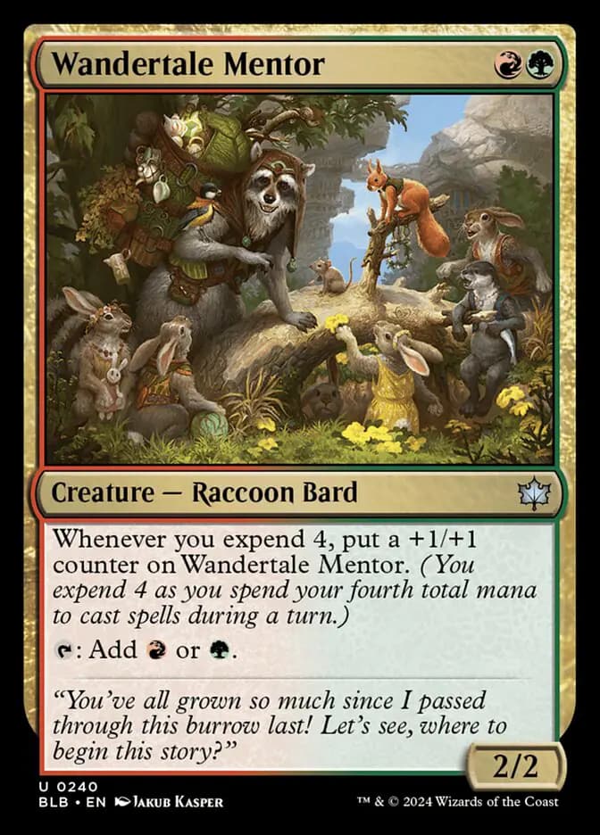 Card image of Wandertale Mentor