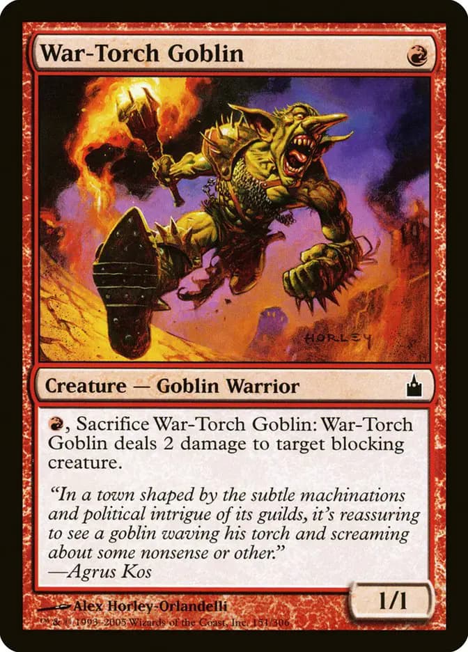 Card image of War-Torch Goblin