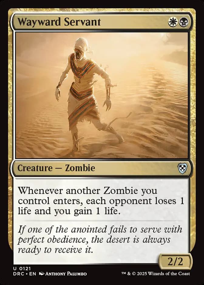 Card image of Wayward Servant