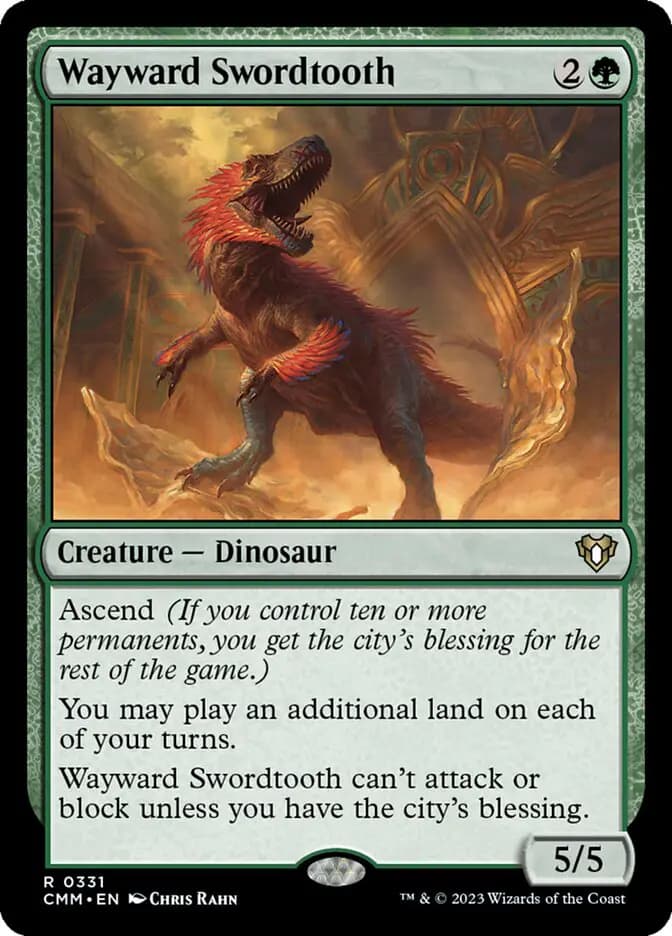 Card image of Wayward Swordtooth