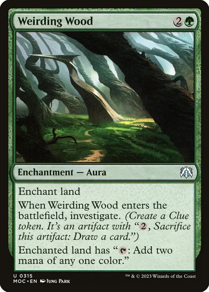 Card image of Weirding Wood