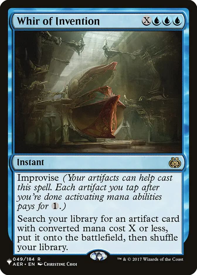 Card image of Whir of Invention