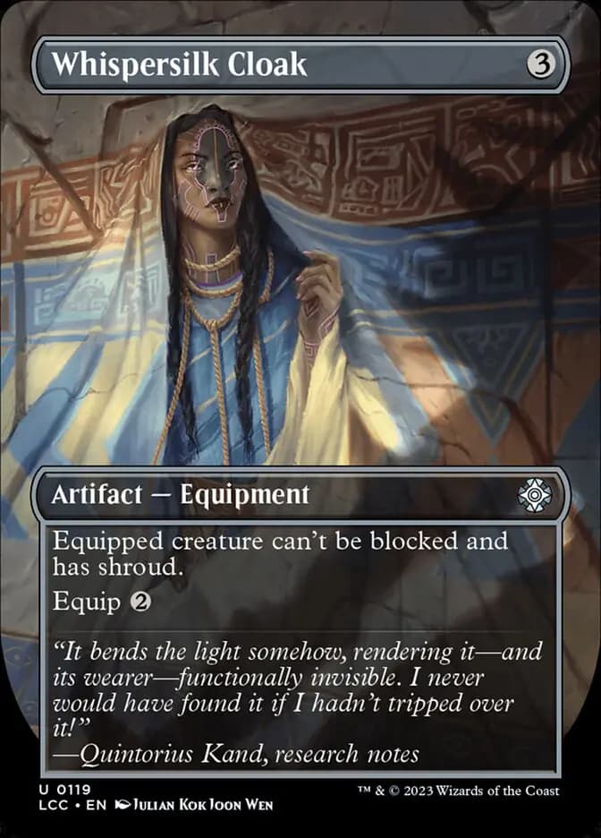 Card image of Whispersilk Cloak