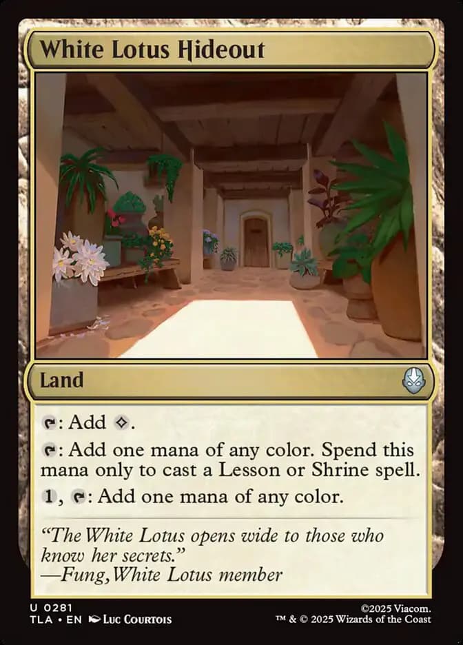 Card image of White Lotus Hideout