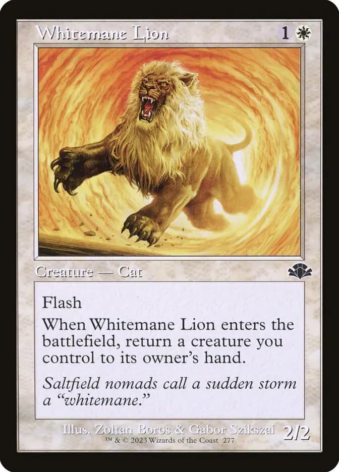 Card image of Whitemane Lion