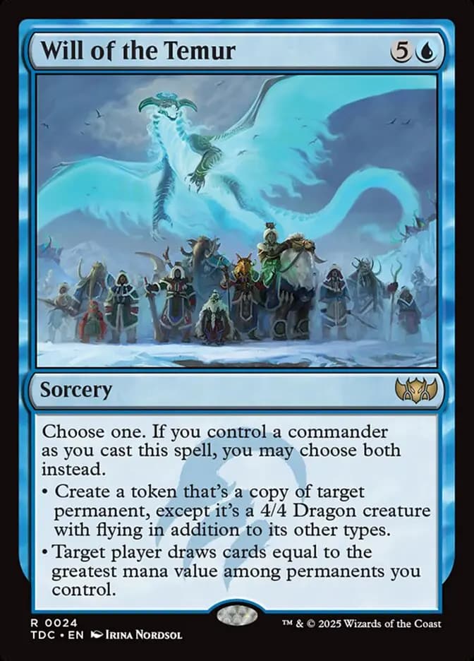 Card image of Will of the Temur