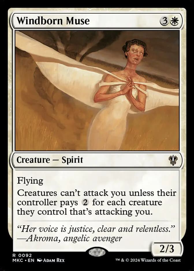 Card image of Windborn Muse