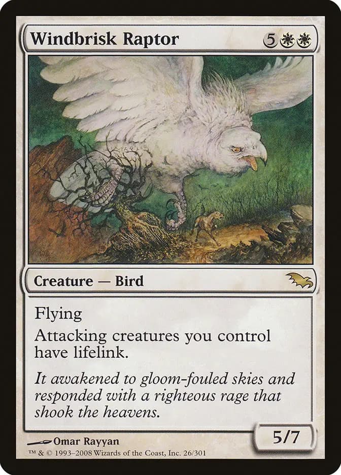 Card image of Windbrisk Raptor