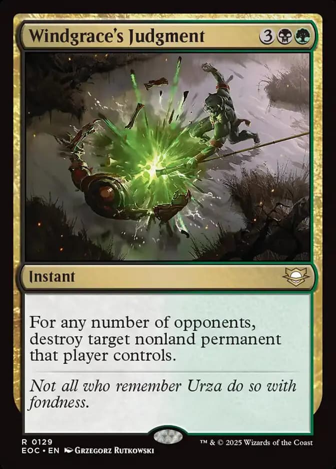 Card image of Windgrace's Judgment