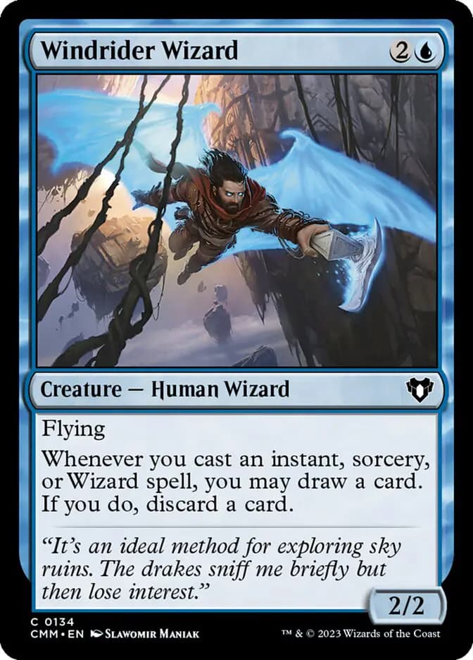 Card image of Windrider Wizard
