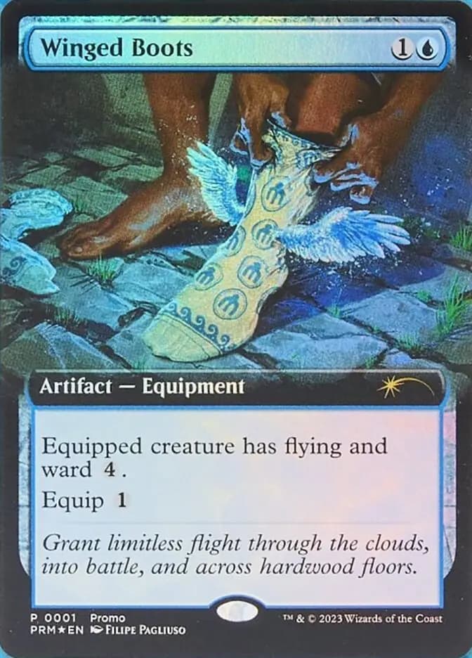 Card image of Winged Boots