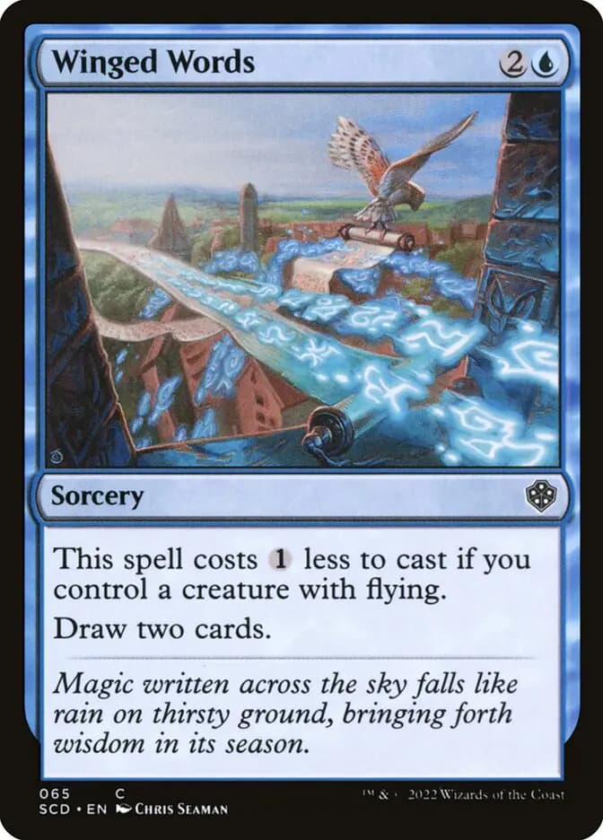 Card image of Winged Words