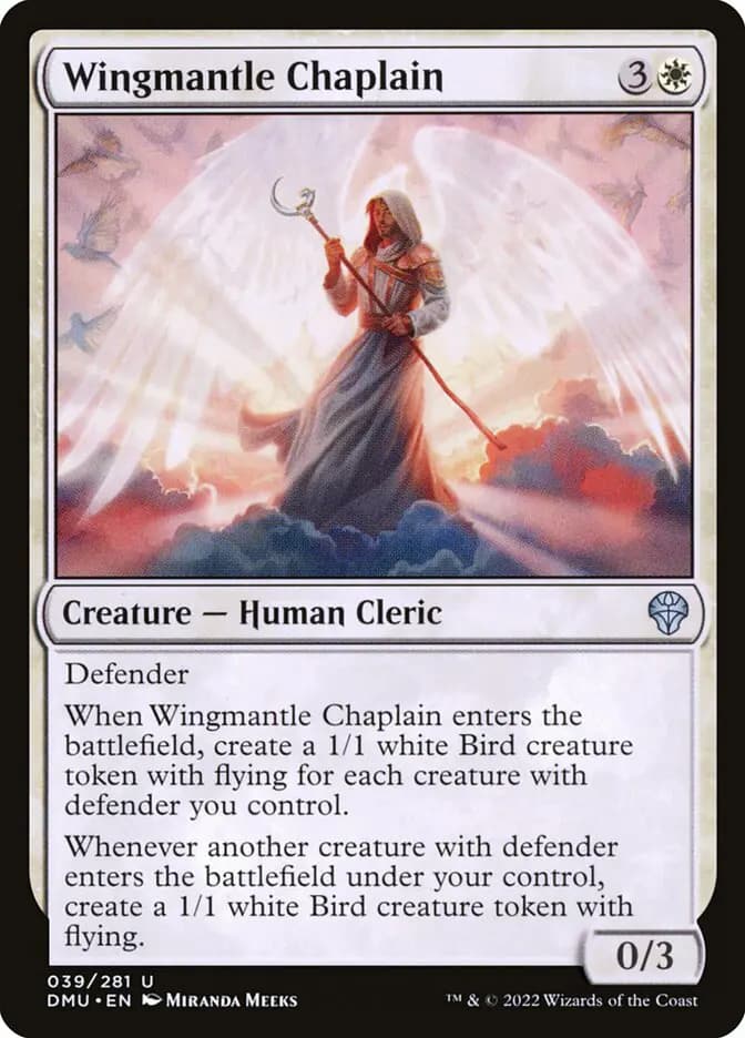 Card image of Wingmantle Chaplain