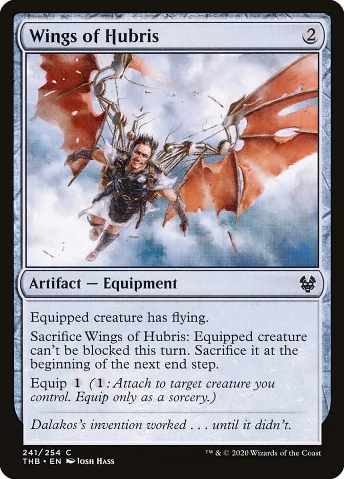 Card image of Wings of Hubris