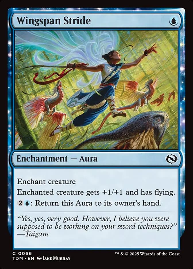 Card image of Wingspan Stride