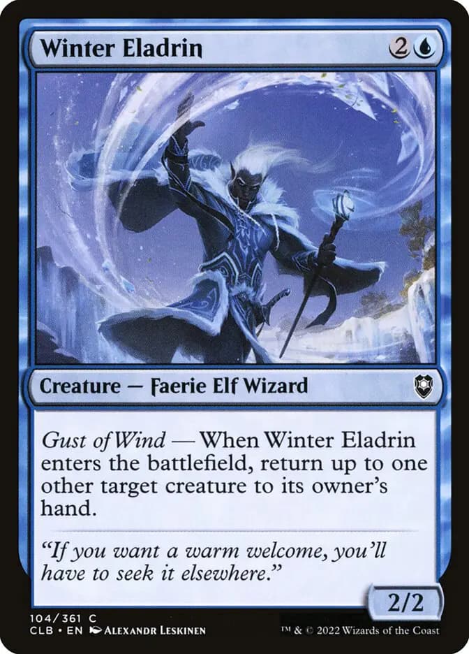 Card image of Winter Eladrin