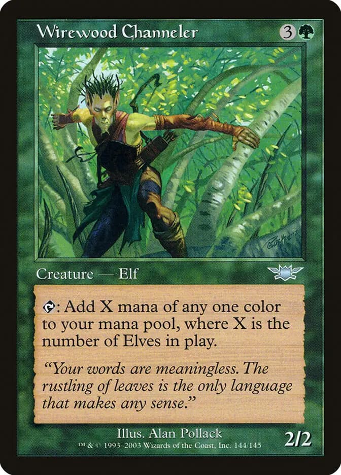 Card image of Wirewood Channeler