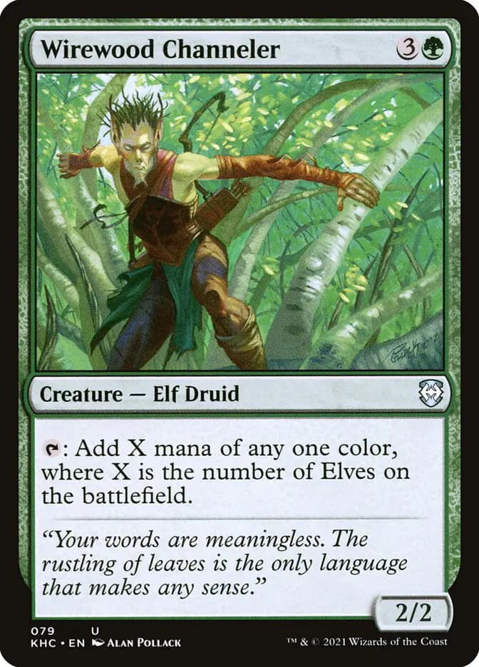 Card image of Wirewood Channeler