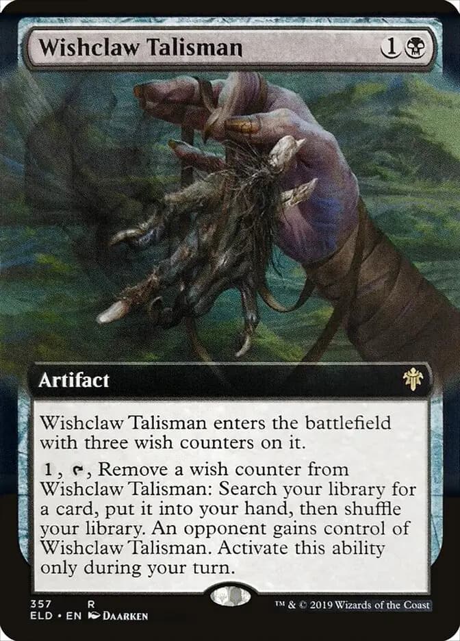 Card image of Wishclaw Talisman