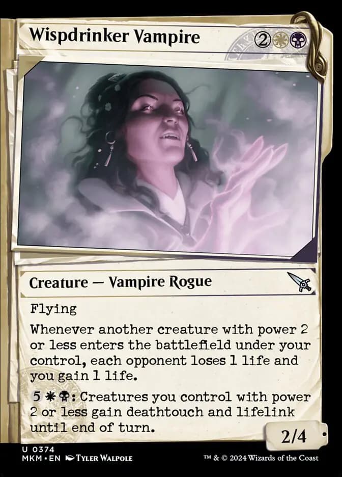 Card image of Wispdrinker Vampire