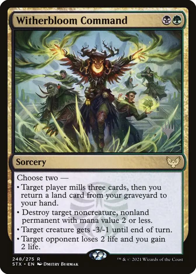 Card image of Witherbloom Command