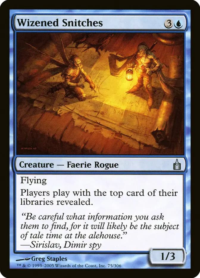 Card image of Wizened Snitches