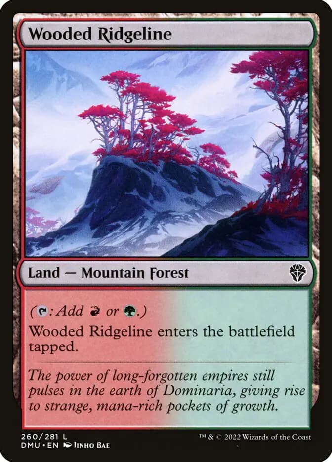 Card image of Wooded Ridgeline