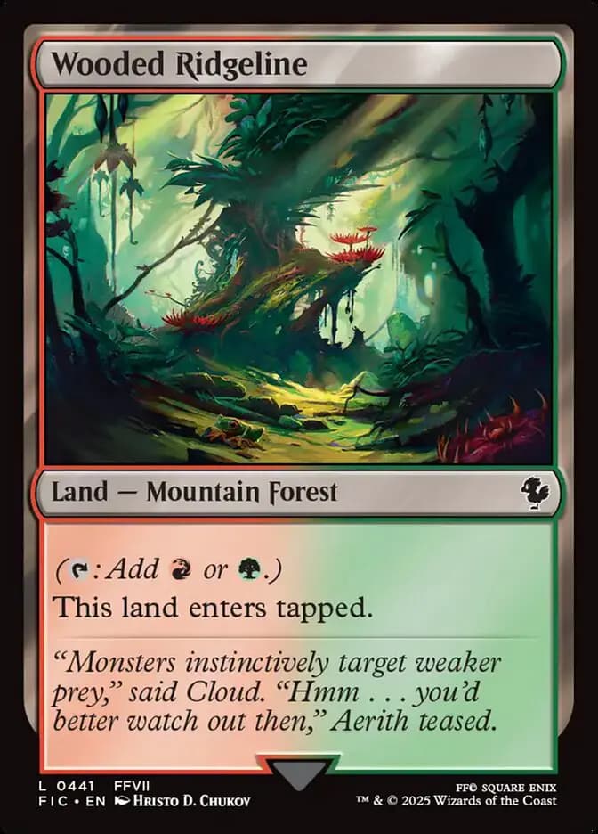 Card image of Wooded Ridgeline