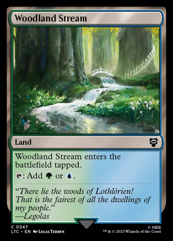 Card image of Woodland Stream