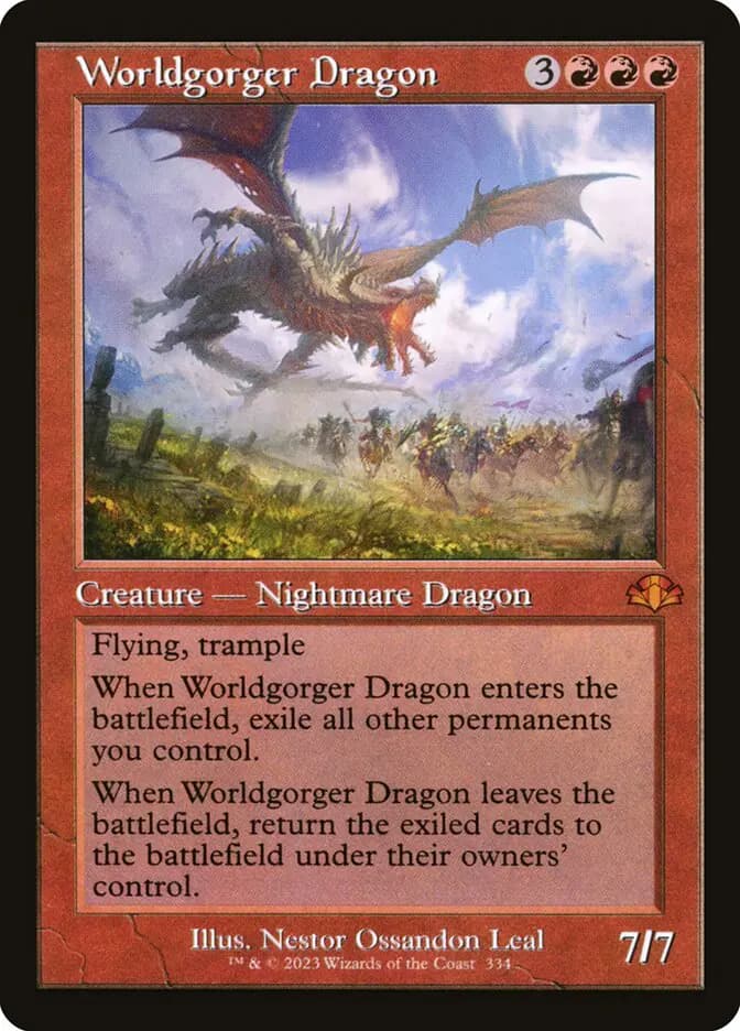 Card image of Worldgorger Dragon